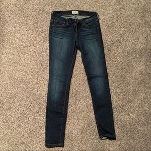 Medium wash skinny jeans